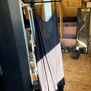 Floor length swim suit cover up